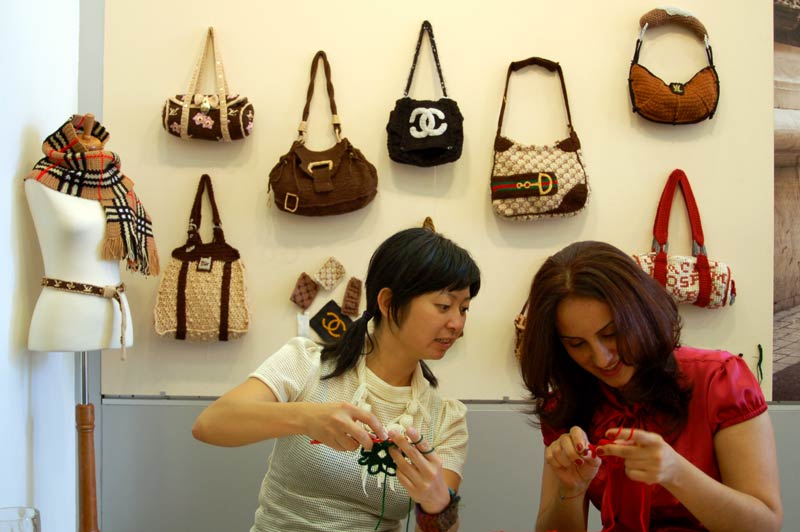 counterfeit-designer-bags-crocheted-at-stephanie-syjucos-workshop-2007
