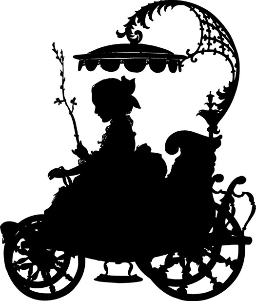 victorian silhouette